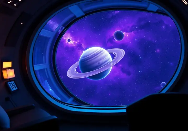 Galaxy Voyager · panoramic deck tonight