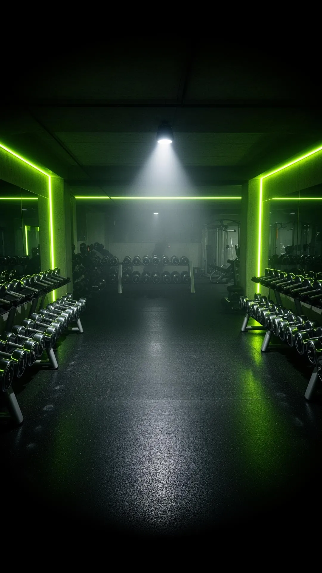 Hype theme — fitness coach link in bio with neon lime accent